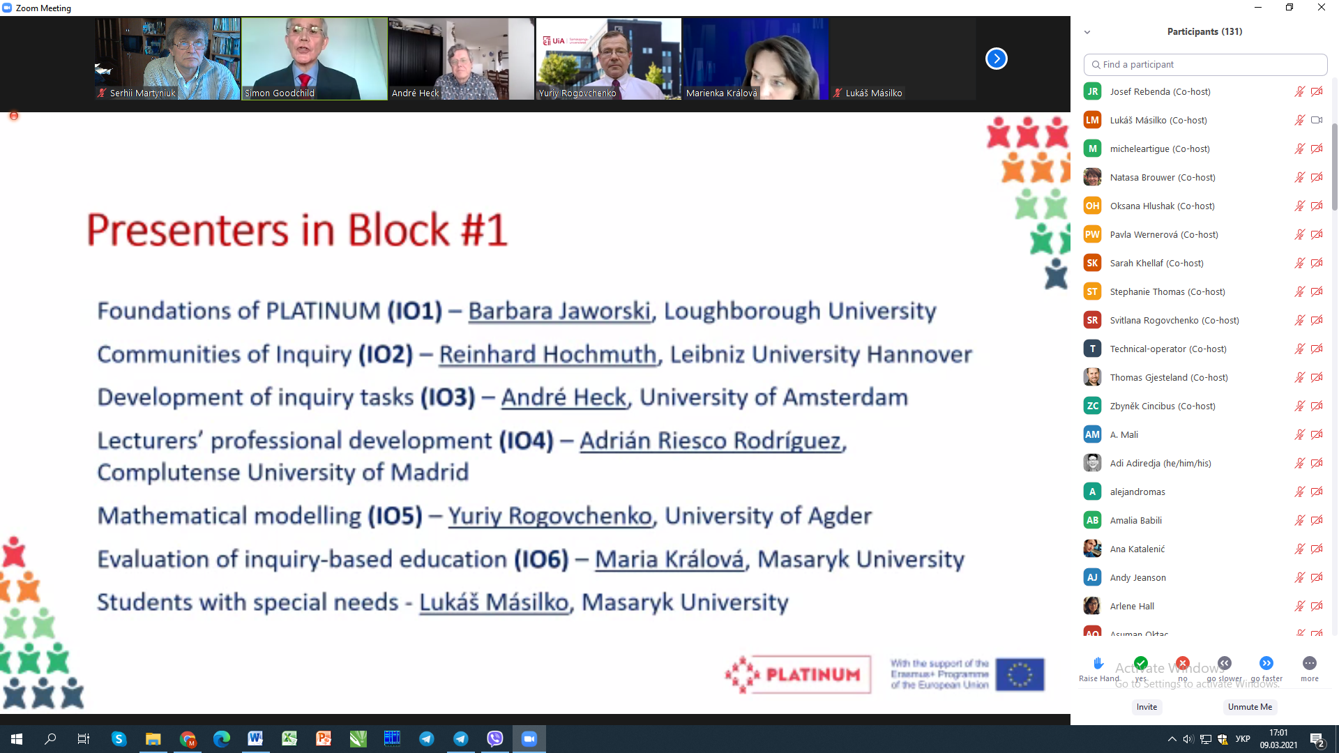 Підведення підсумків роботи першої частини вебінару